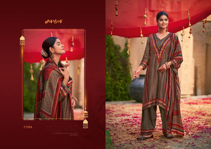 Saheli Sang Jay Vijay Bemberg Silk Plazzo Style Suits Manufacturer Ahmedabad
