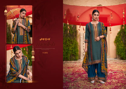 Saheli Sang Jay Vijay Bemberg Silk Plazzo Style Suits Manufacturer Ahmedabad