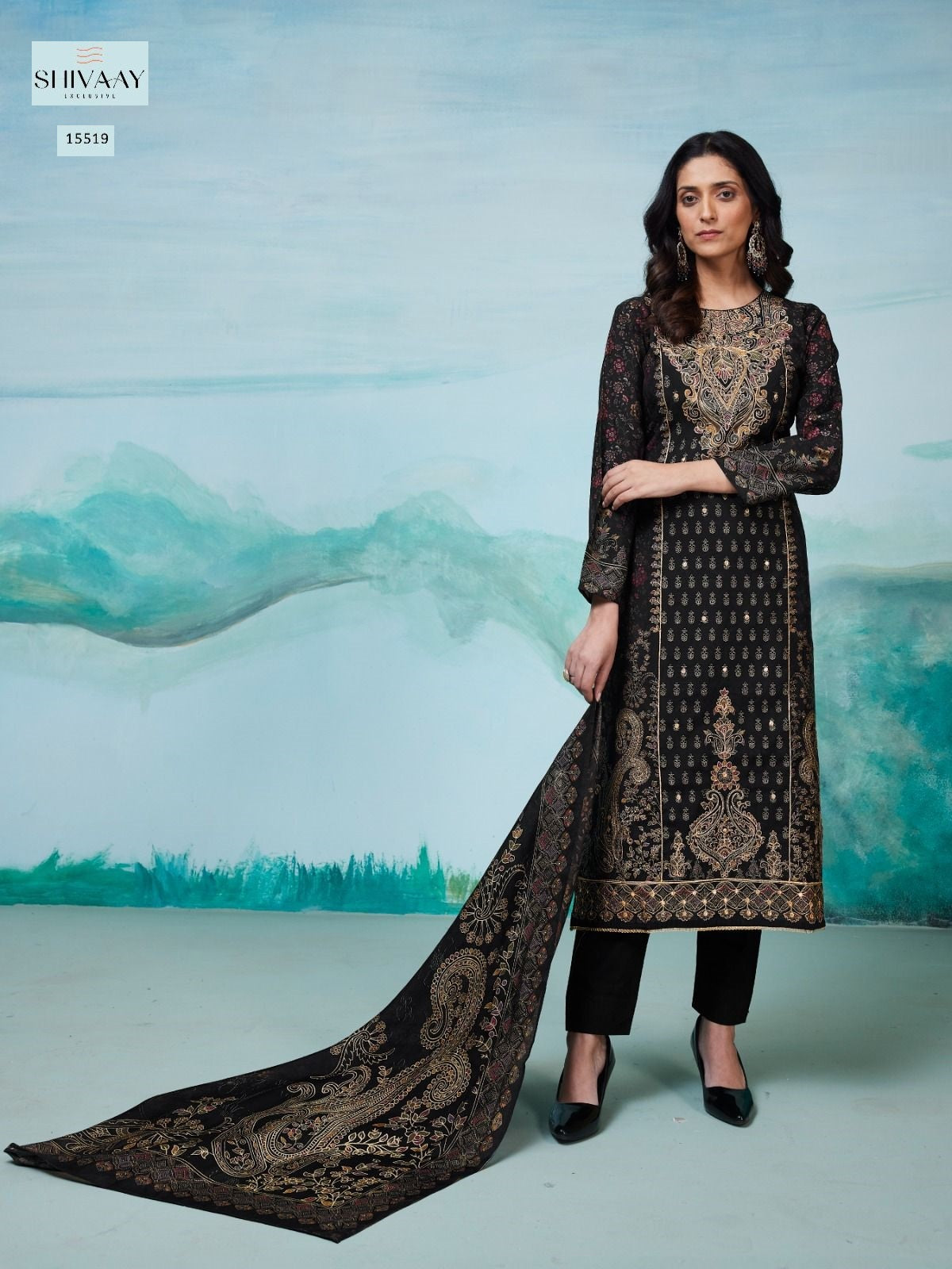 Saheli Shivaay Pure Muslin Pant Style Suits Manufacturer Ahmedabad