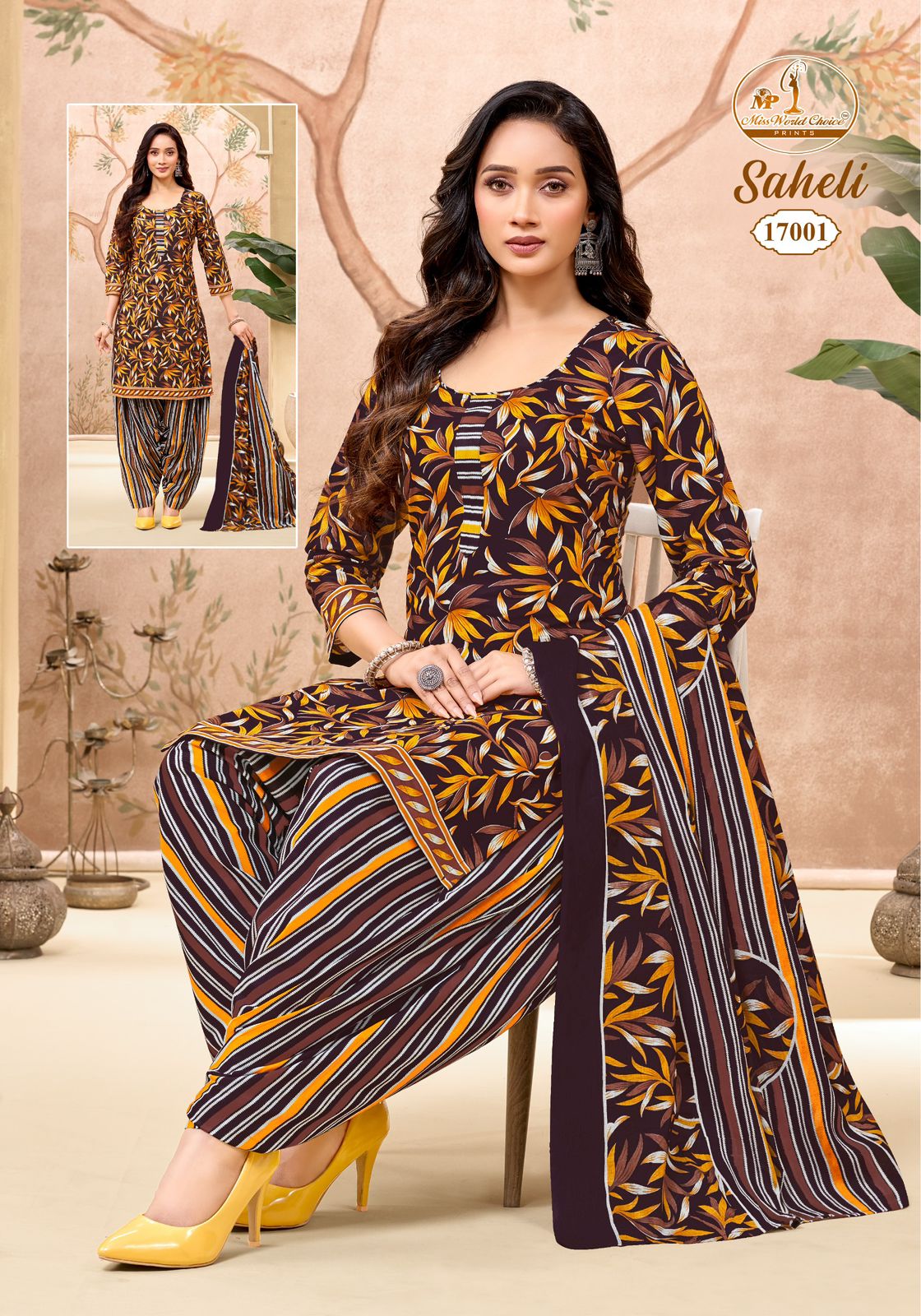 Saheli Vol 17 Miss World Choice Cotton Dress Material Wholesaler Ahmedabad