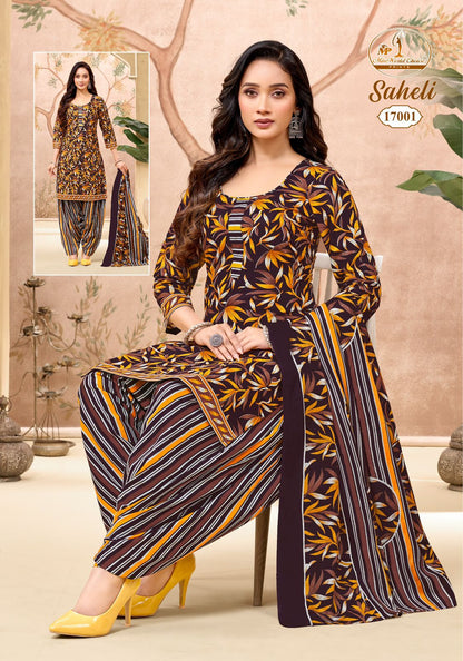 Saheli Vol 17 Miss World Choice Cotton Dress Material Wholesaler Ahmedabad