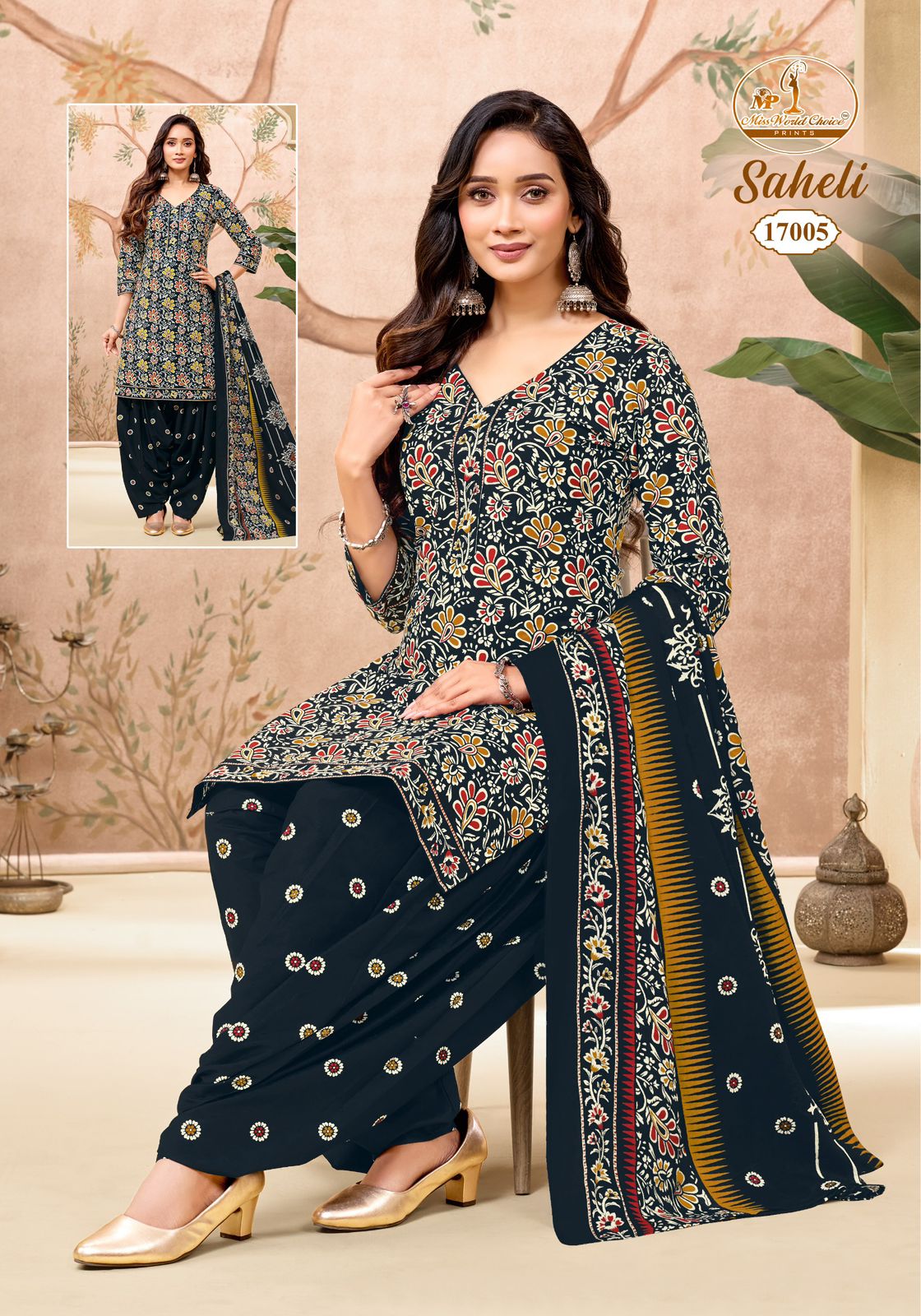 Saheli Vol 17 Miss World Choice Cotton Dress Material Wholesaler Ahmedabad