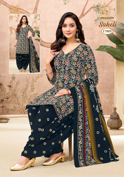 Saheli Vol 17 Miss World Choice Cotton Dress Material Wholesaler Ahmedabad