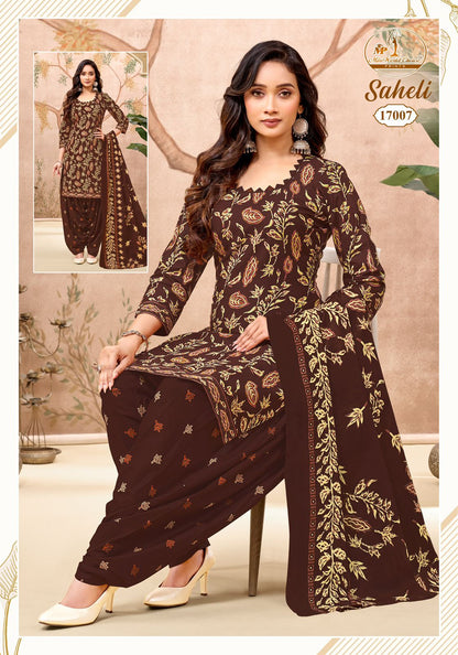 Saheli Vol 17 Miss World Choice Cotton Dress Material Wholesaler Ahmedabad