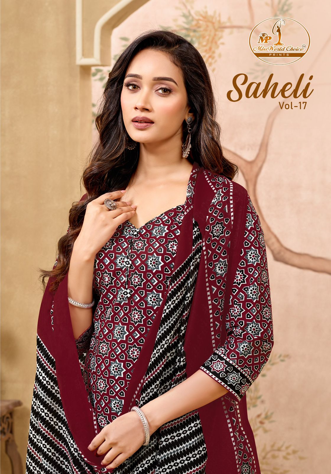 Saheli Vol 17 Miss World Choice Cotton Dress Material Wholesaler Ahmedabad