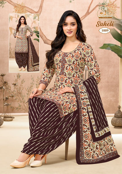 Saheli Vol 17 Miss World Choice Cotton Dress Material Wholesaler Ahmedabad