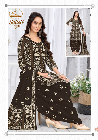 Saheli Vol 18 Miss World Choice Readymade Cotton Patiyala Suits Exporter India