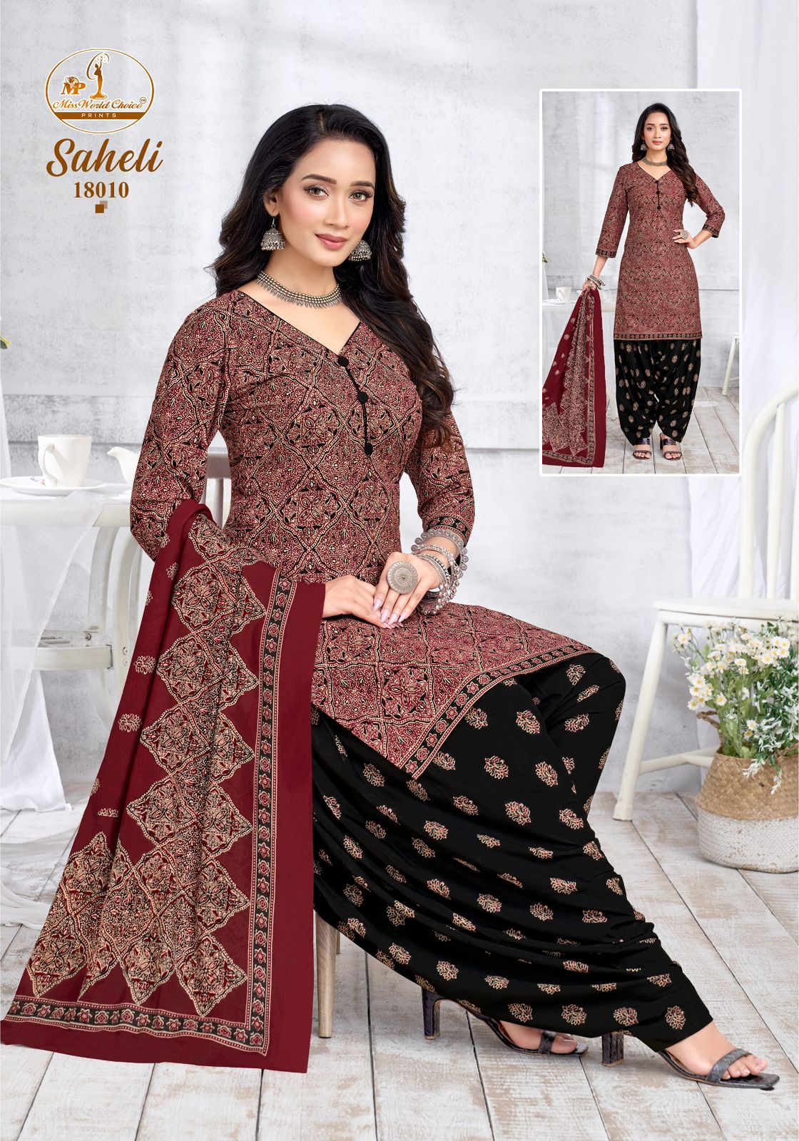 Saheli Vol 18 Miss World Choice Readymade Cotton Patiyala Suits Exporter India