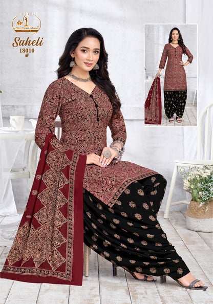 Saheli Vol 18 Miss World Choice Readymade Cotton Patiyala Suits Exporter India
