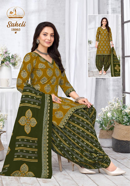 Saheli Vol 18 Miss World Choice Readymade Cotton Patiyala Suits Exporter India