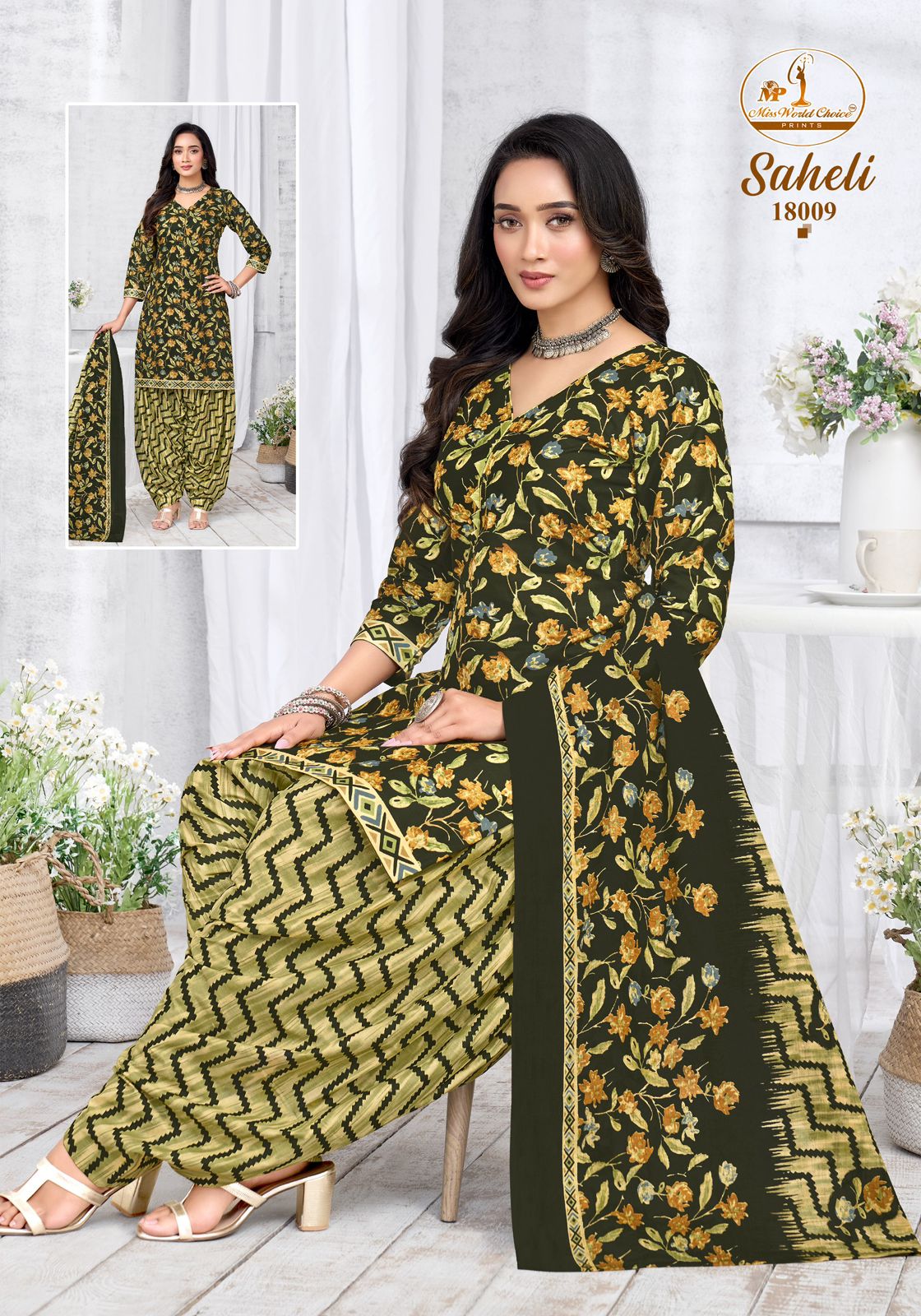 Saheli Vol 18 Miss World Choice Readymade Cotton Patiyala Suits Exporter India