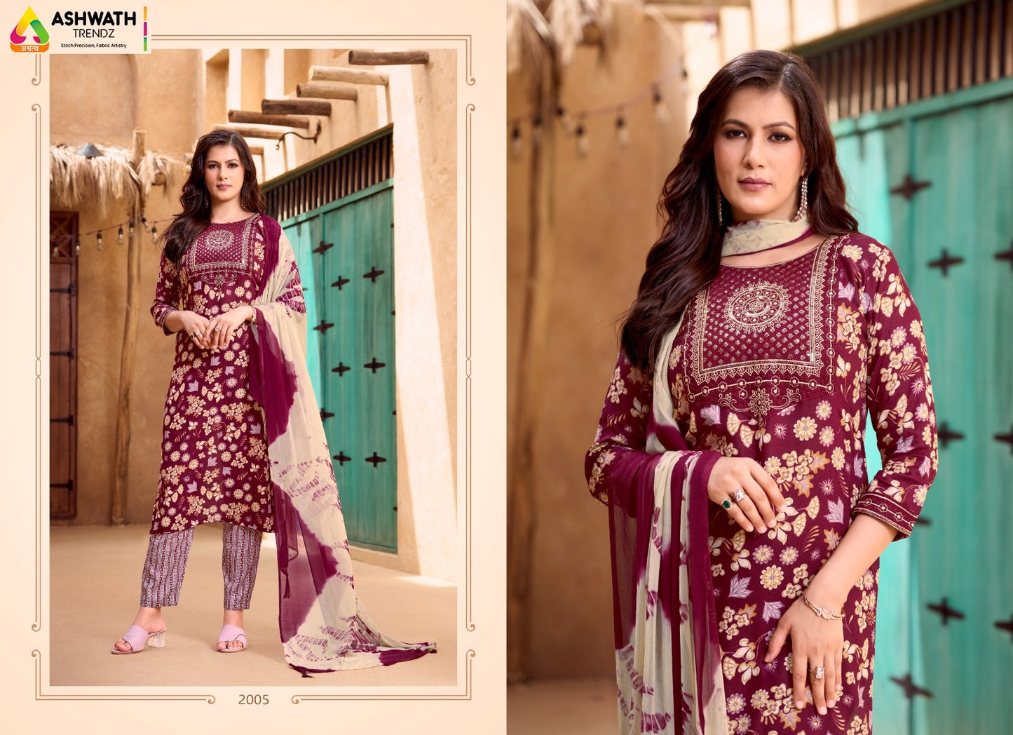 Saheli Vol 2 Ashwath Rayon Readymade Pant Style Suits Wholesaler Gujarat