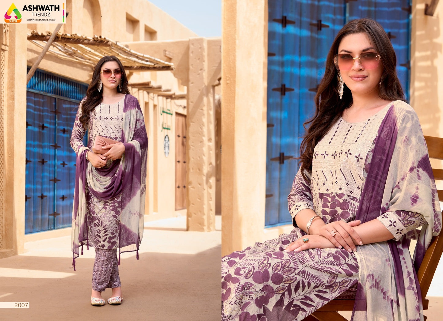 Saheli Vol 2 Ashwath Rayon Readymade Pant Style Suits Wholesaler Gujarat