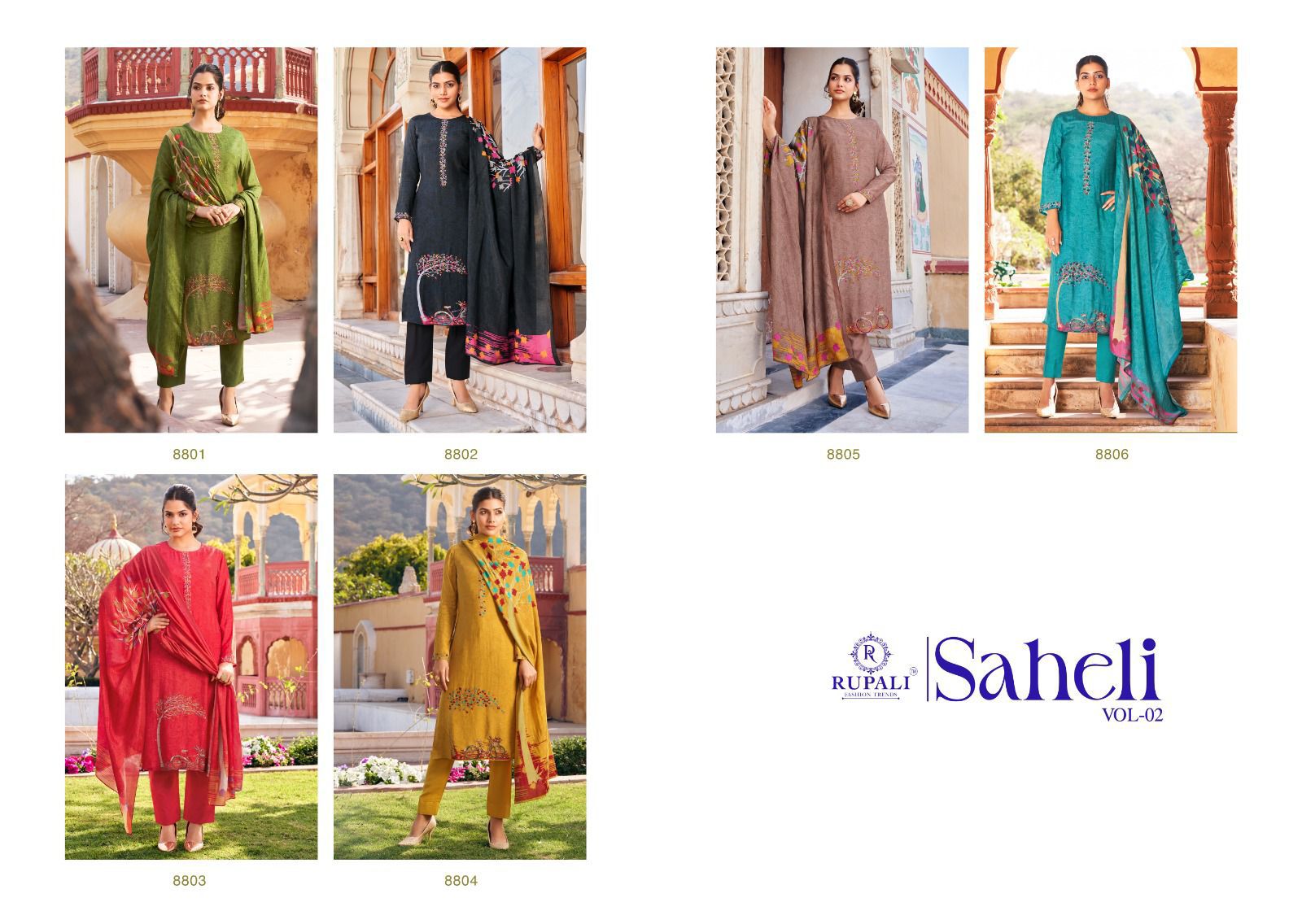 Saheli Vol 2 Rupali Muslin Pant Style Suits