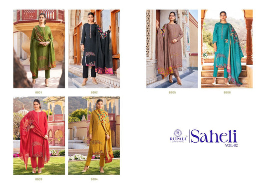 Saheli Vol 2 Rupali Muslin Pant Style Suits