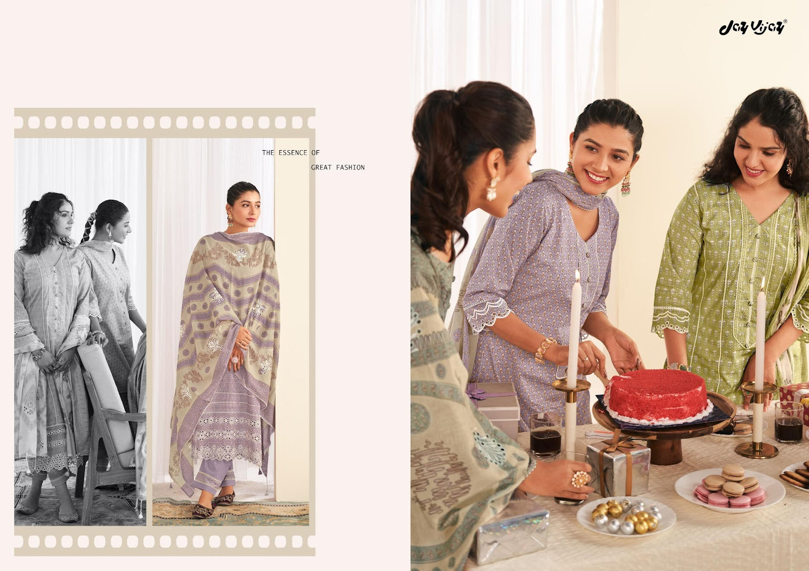 Saheliya Jay Vijay Cotton Pant Style Suits Manufacturer Ahmedabad