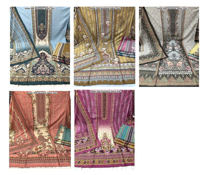 Sahiba 0406 Nayandeep Viscose Muslin Salwar Suits Exporter