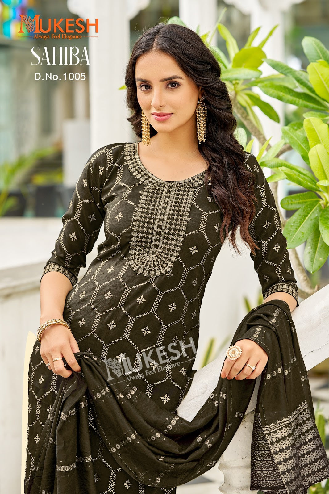 Sahiba Mukesh Banwery Viscose Simmer Readymade Pant Style Suits Wholesaler Ahmedabad