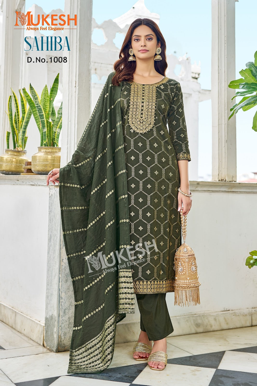 Sahiba Mukesh Banwery Viscose Simmer Readymade Pant Style Suits Wholesaler Ahmedabad