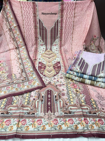 Sahiba Nayandeep Viscose Muslin Salwar Suits Wholesaler Gujarat