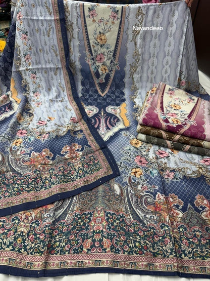 Sahiba Nayandeep Viscose Muslin Salwar Suits Wholesaler Gujarat