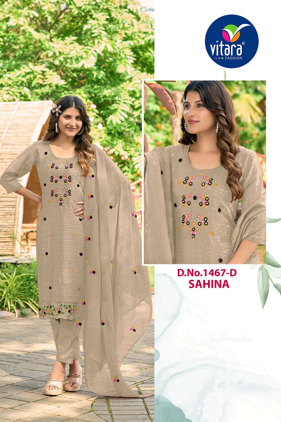 Sahina Vitara Readymade Pant Style Suits Supplier Ahmedabad