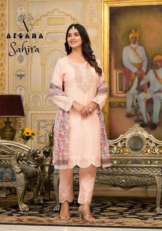 Sahira Afsana Cambric Lawn Readymade Pant Style Suits Manufacturer