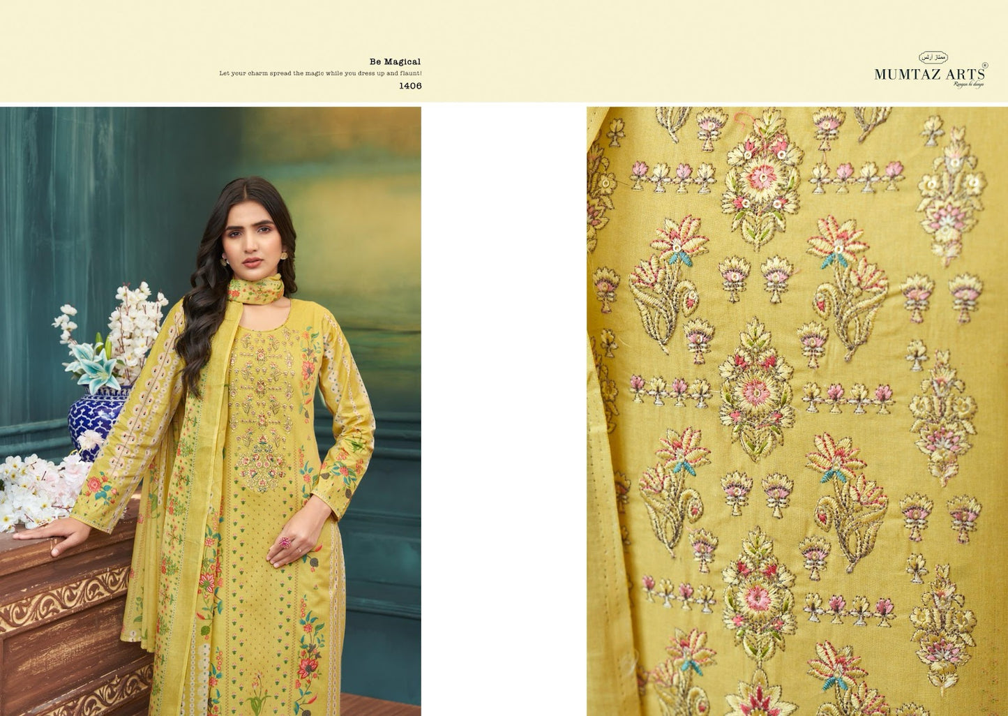 Sahira Mumtaz Arts Lawn Karachi Salwar Suits Exporter