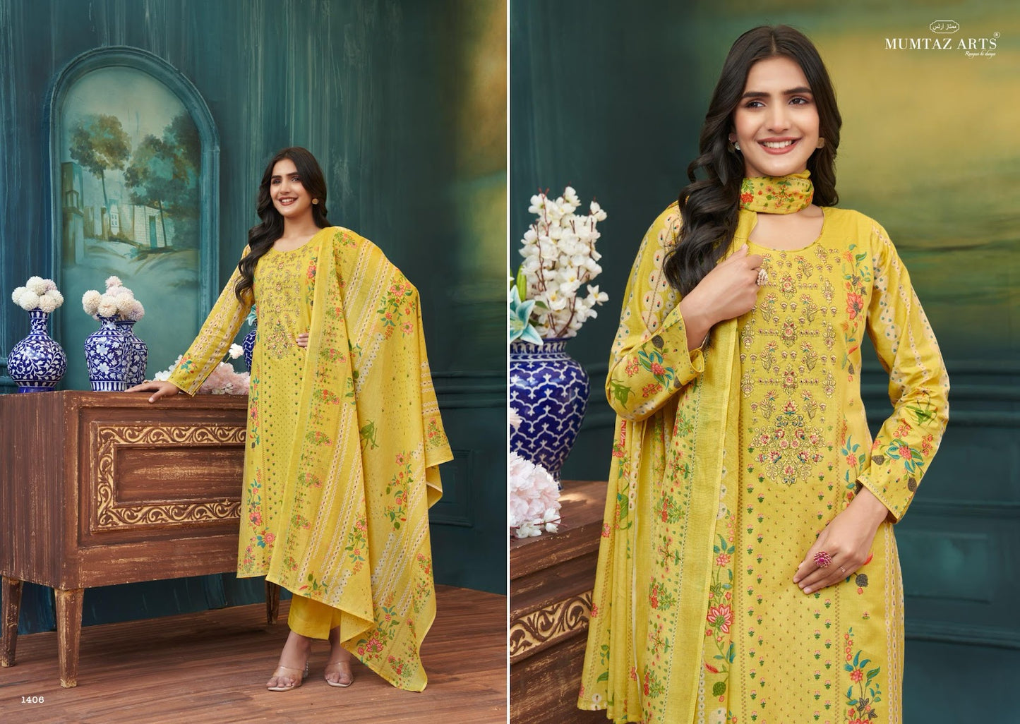 Sahira Mumtaz Arts Lawn Karachi Salwar Suits Exporter