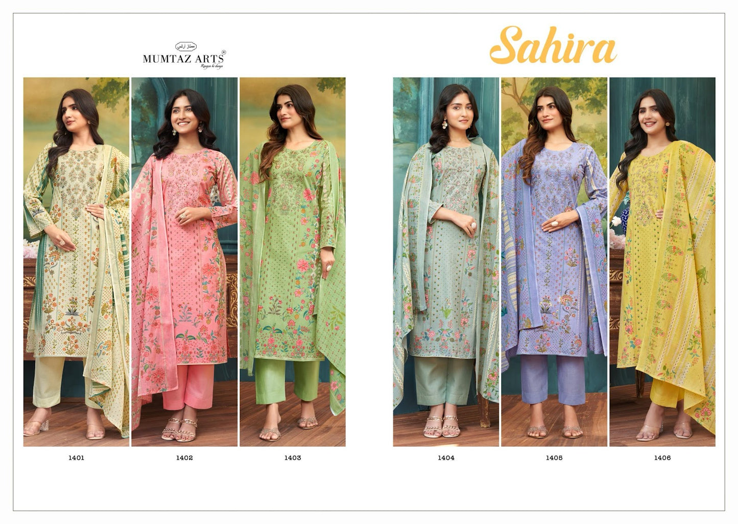 Sahira Mumtaz Arts Lawn Karachi Salwar Suits Exporter