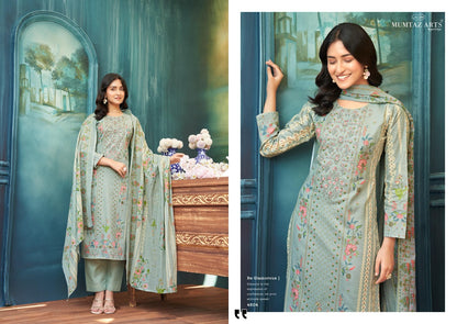 Sahira Mumtaz Arts Lawn Karachi Salwar Suits Exporter