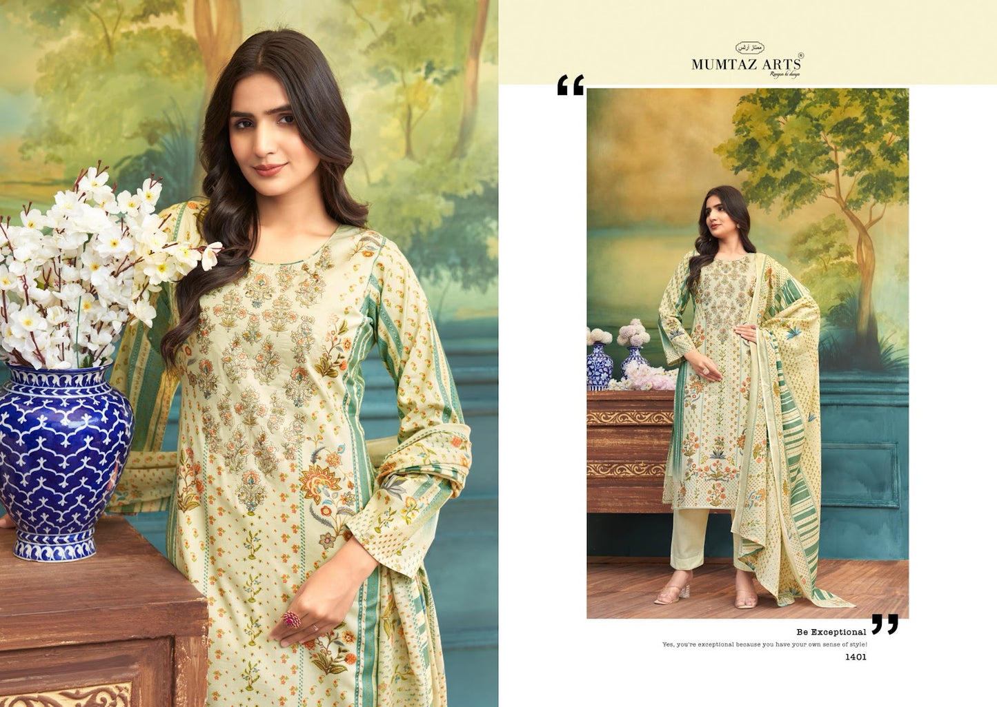 Sahira Mumtaz Arts Lawn Karachi Salwar Suits Exporter