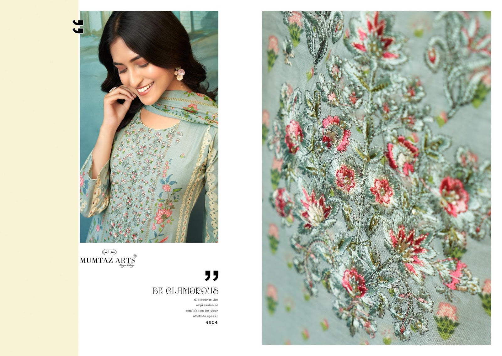 Sahira Mumtaz Arts Lawn Karachi Salwar Suits Exporter