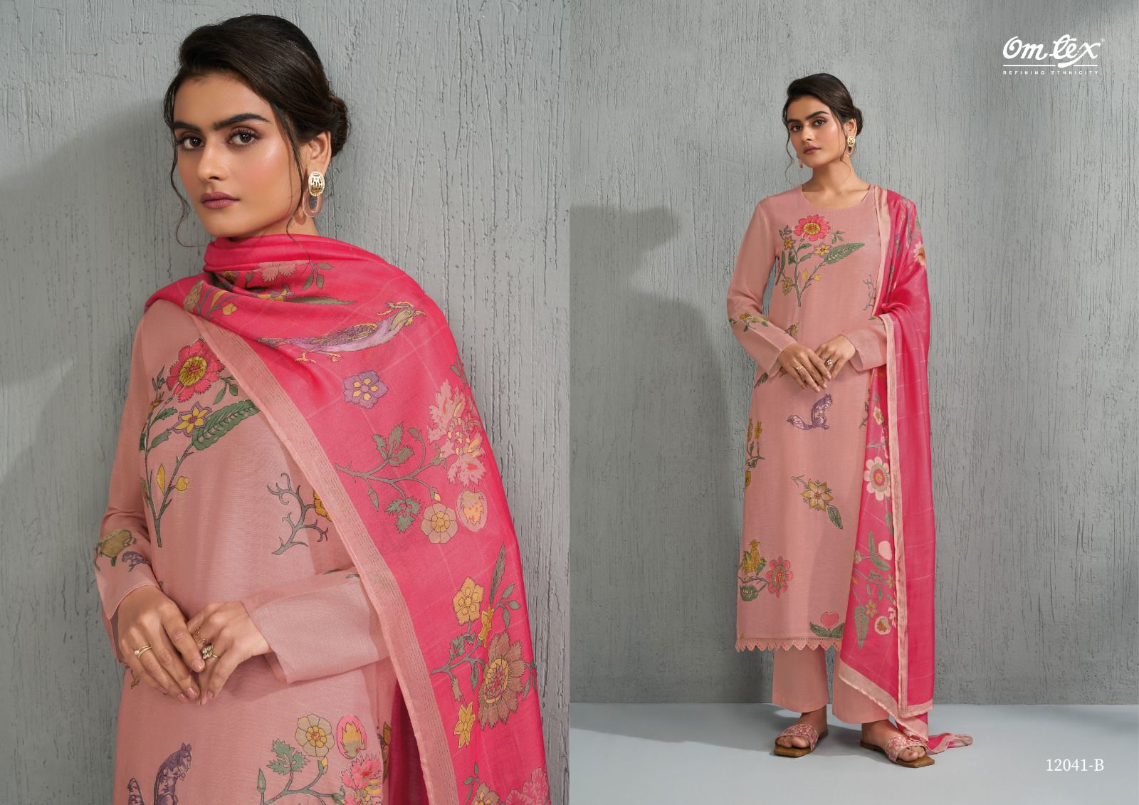 Sahira Omtex Cotton Silk Pant Style Suits Wholesale