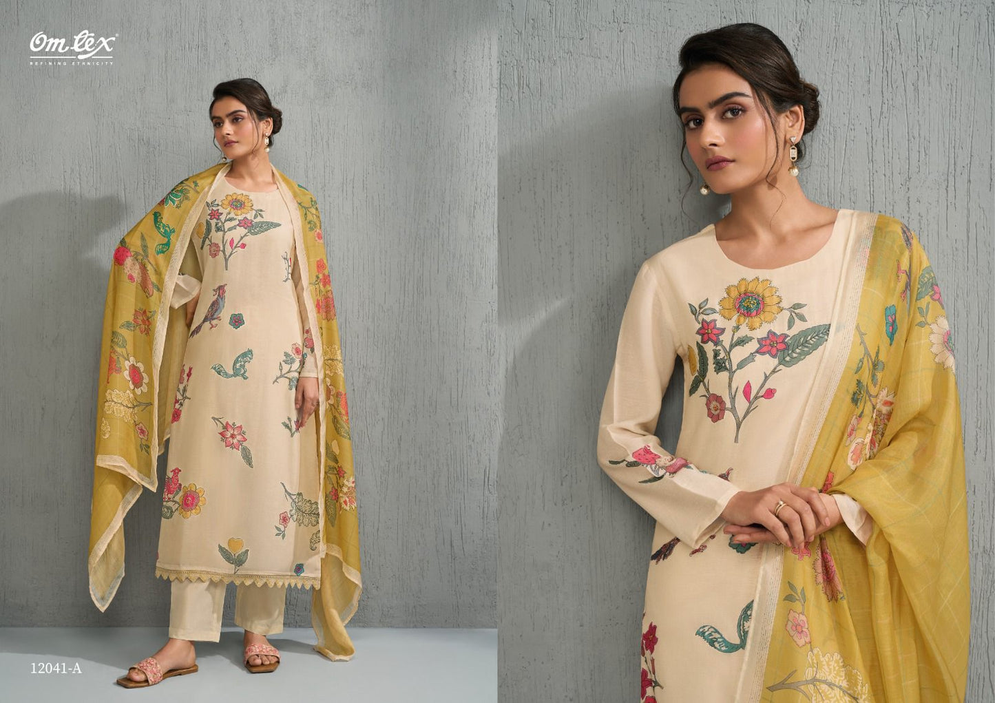 Sahira Omtex Cotton Silk Pant Style Suits Wholesale