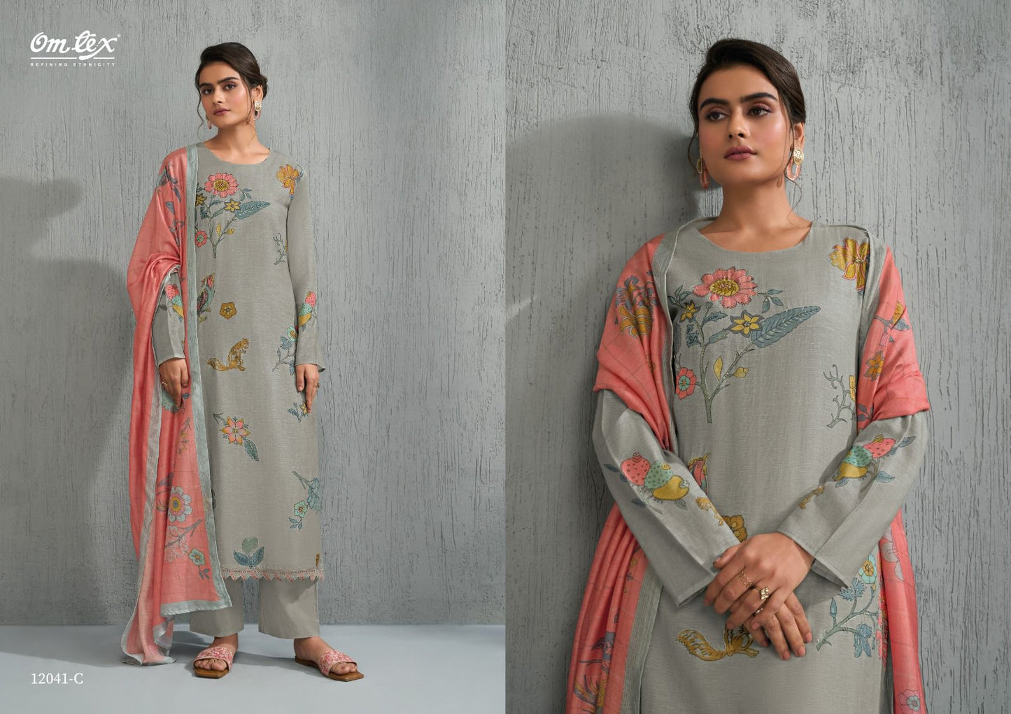 Sahira Omtex Cotton Silk Pant Style Suits Wholesale