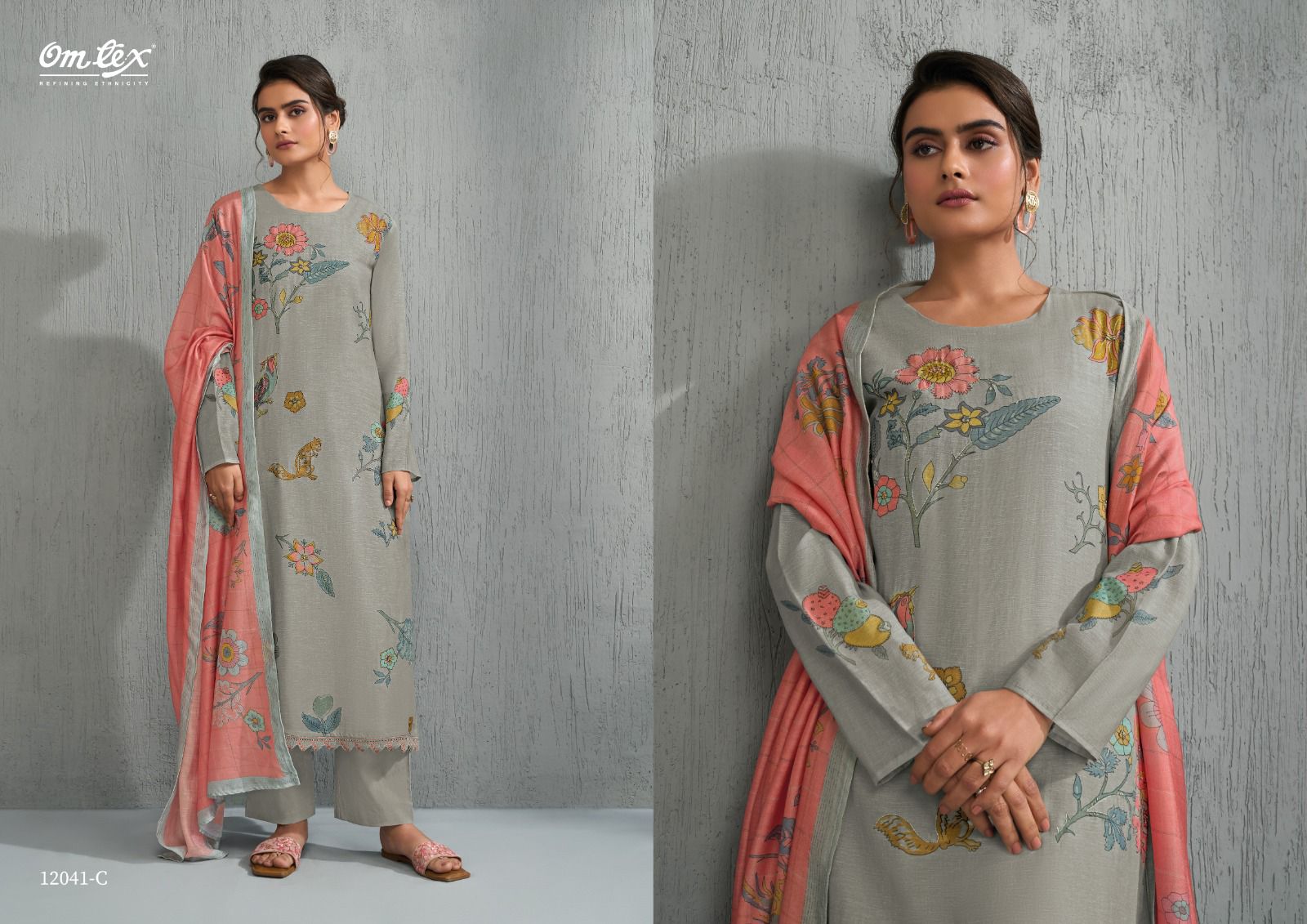 Sahira Omtex Cotton Silk Pant Style Suits Wholesale