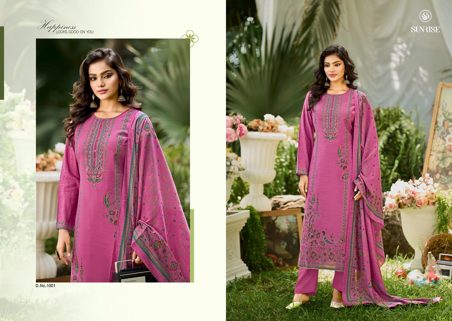 Sahira Silk Sunrise Silk Pant Style Suits Exporter