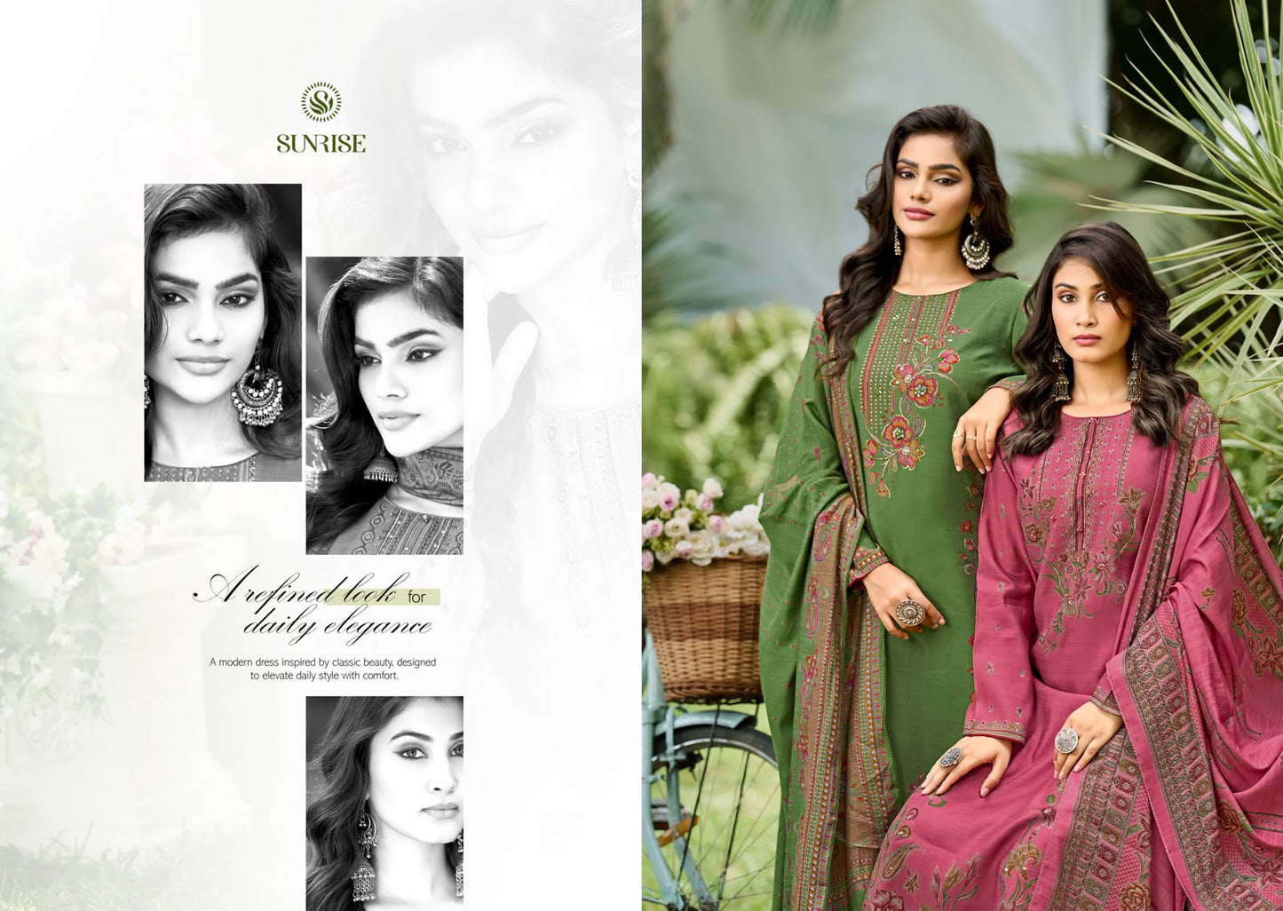 Sahira Silk Sunrise Silk Pant Style Suits Exporter