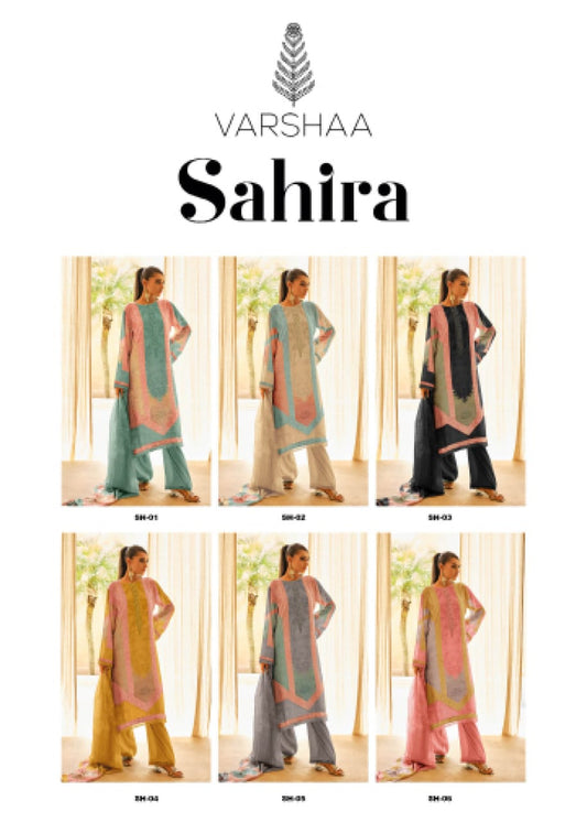 Sahira Varshaa Cotton Pant Style Suits Wholesaler