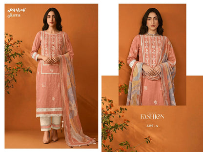 Sahitya 3297 Jay Vijay Cotton Pant Style Suits Exporter