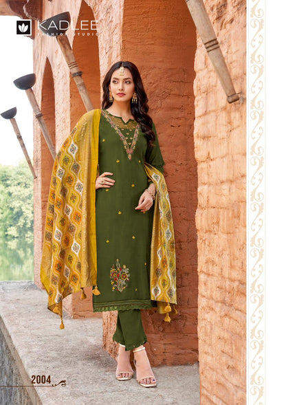 Sahiyar Kadlee Viscose Weaving Readymade Pant Style Suits Wholesaler Gujarat