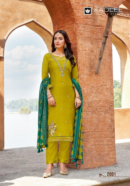 Sahiyar Kadlee Viscose Weaving Readymade Pant Style Suits Wholesaler Gujarat
