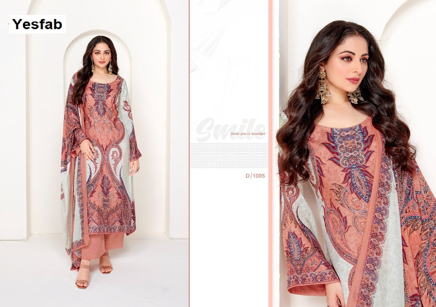 Sahjvi Yesfab Slub Plazzo Style Suits Wholesaler Ahmedabad