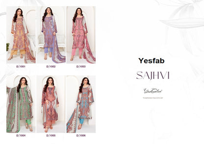 Sahjvi Yesfab Slub Plazzo Style Suits Wholesaler Ahmedabad