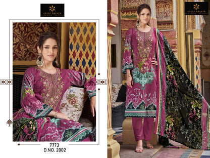 Sahnaz Vol 1 Aaliz Prints Cotton Karachi Salwar Suits Exporter Gujarat