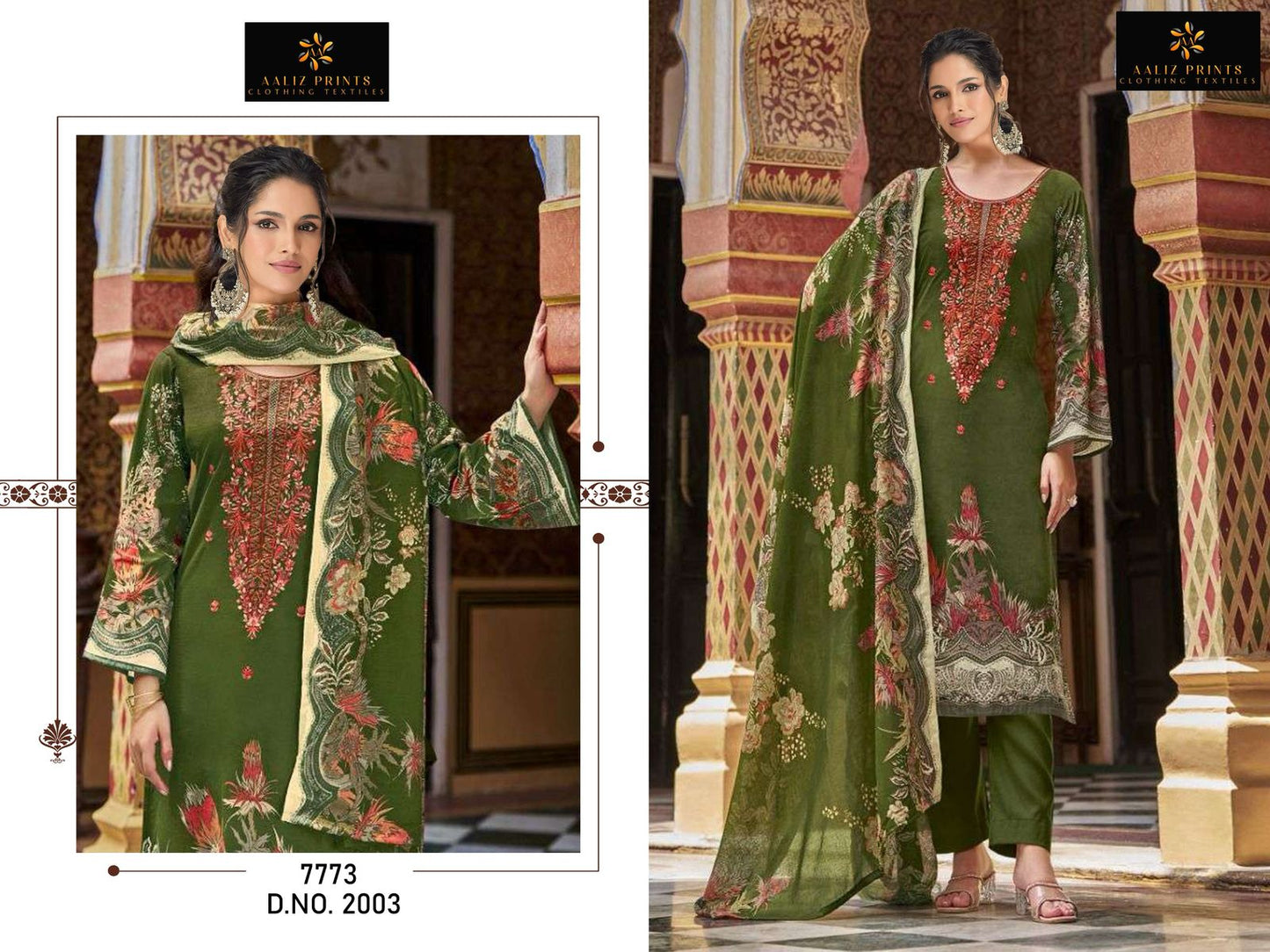 Sahnaz Vol 1 Aaliz Prints Cotton Karachi Salwar Suits Exporter Gujarat