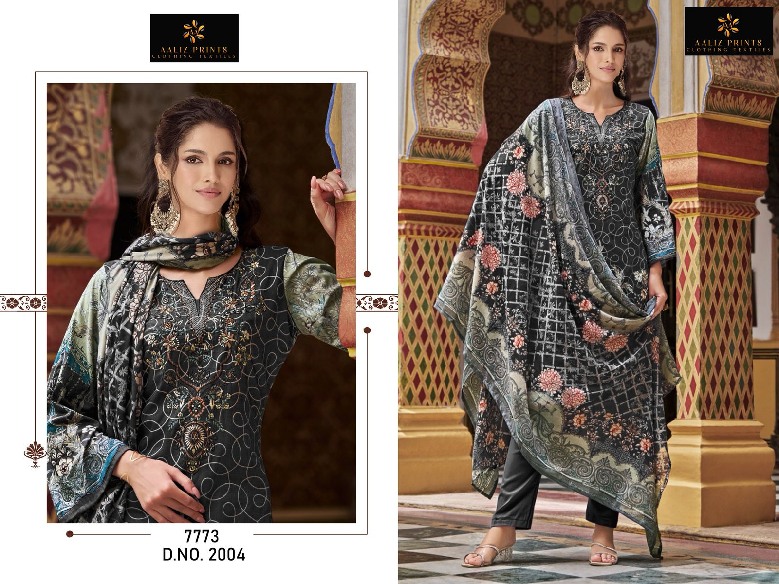 Sahnaz Vol 1 Aaliz Prints Cotton Karachi Salwar Suits Exporter Gujarat