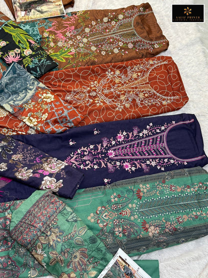 Sahnaz Vol 2 Aaliz Prints Cotton Karachi Salwar Suits Exporter Gujarat
