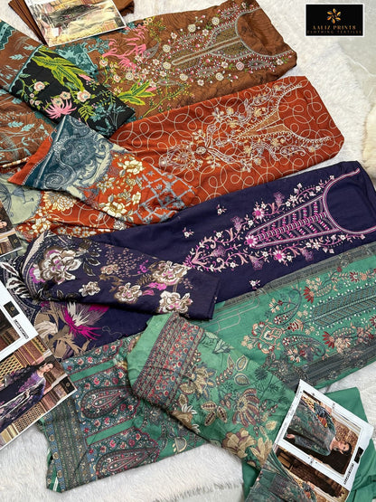 Sahnaz Vol 2 Aaliz Prints Cotton Karachi Salwar Suits Exporter Gujarat